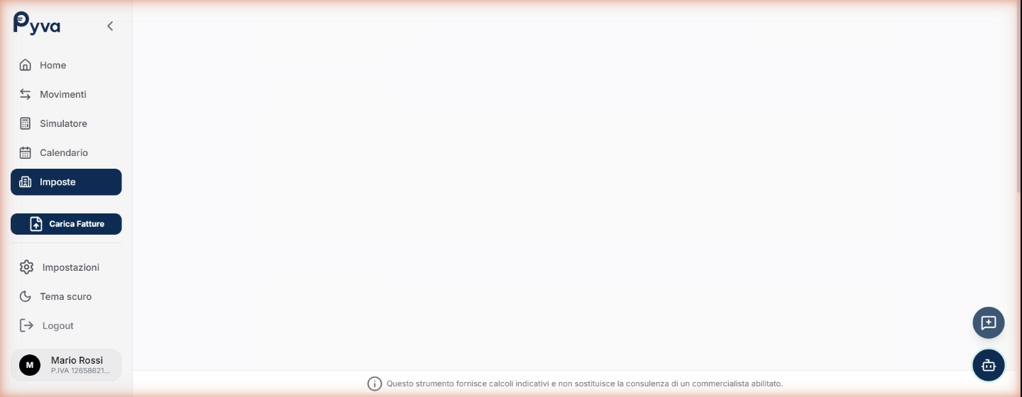 Calcolo imposte Pyva — imposta sostitutiva, INPS e F24 pre-compilato per partita IVA forfettaria